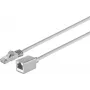 SHIVERPEAKS S/CONN maximum connectivity Cat.7 S/FTP PIMF halogenfreies Netzwerk-Verlängerungskabel, RJ45 Stecker auf Buchse, 0,5m, Grau (08-62010)