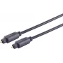 SHIVERPEAKS S/CONN maximum connectivity Glasfaserkabel, Toslink Stecker zu Toslink Stecker, 10,0 m, Schwarz (69004-10)