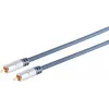 SHIVERPEAKS S/CONN maximum connectivity Home-Cinema RCA auf RCA Kabel, 1,0m, vergoldete Kontakte, verchromte Metallstecker, Schwarz 90022-1MHQ