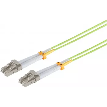 SHIVERPEAKS S/CONN maximum connectivity LC/LC OM5 Duplex LWL-Patchkabel, 50/125µm, Limettengrün, 3m 07-500415