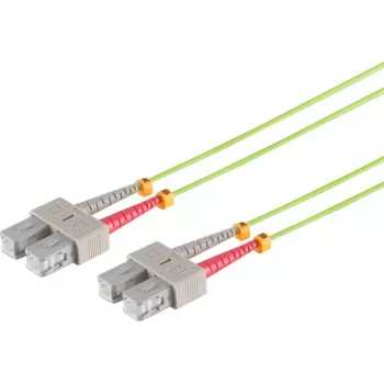 SHIVERPEAKS S/CONN maximum connectivity LWL Duplex Patchkabel SC/SC 50/125µ OM5 Limettengrün 5,0m (07-510515)