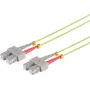 SHIVERPEAKS S/CONN maximum connectivity LWL Duplex Patchkabel SC/SC 50/125µ OM5 Limettengrün 5,0m (07-510515)