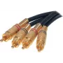 SHIVERPEAKS S/CONN maximum connectivity RCA Audiokabel, 2x RCA Stecker auf 2x RCA Stecker, vergoldet, 0,5 m 40221