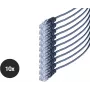SHIVERPEAKS S/CONN maximum connectivity Telefonanschlusskabel, RJ11 Stecker auf RJ11 Stecker, Rund, Schwarz, Flexibel, Kupfer, 2,0 m, 10er-Pack (SO70084-2-SET10)