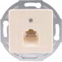 SHIVERPEAKS S/CONN maximum connectivity UAE RJ45 Unterputz-Netzwerkdose 1x8 mit Zentralplatte und Metallmontagering, Reinweiß 74221-1-50-UNI