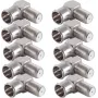 SHIVERPEAKS SAT-Verbindungskabel 3,75 m F-Stecker auf IEC Koaxial 75 Ohm Weiß (80094-96-CP)