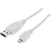 SHIVERPEAKS USB-A-auf-Micro-USB-B-Kabel, 1 m, USB 2.0, Schwarz