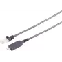 SHIVERPEAKS USB-C auf RJ45 Gigabit Ethernet Adapterkabel, 2m, Schwarz 13-51035