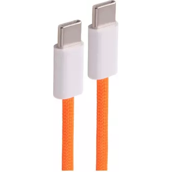 SHIVERPEAKS USB-C auf USB-C geflochtenes Ladekabel, 60W PD, 2m, Orange BS14-21037