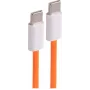 SHIVERPEAKS USB-C auf USB-C Ladekabel 2.0 60W Orange Textil 1m BS14-21027