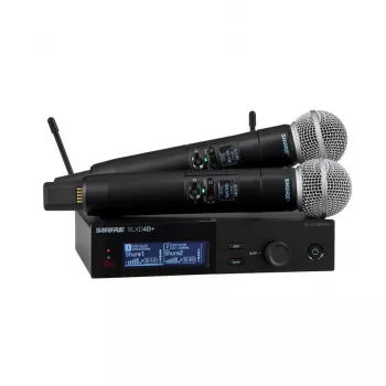 Shure SLXD24D+E/58 Dual Wireless System mit SM58-Kapseln