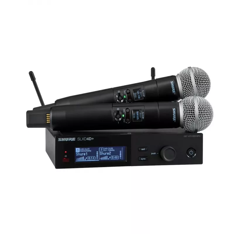 Shure SLXD24D+E/58 Dual Wireless System mit SM58-Kapseln