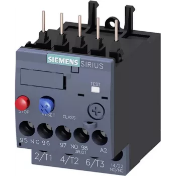 Siemens 3RU2116-4AB0 Thermischer Überlastschutz, 1,1-1,6 A, Klasse 10, S00, Schraubklemmen, 1NO+1NC