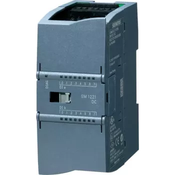 Siemens 6ES7221-1BH32-0XB0 SIMATIC S7-1200 SM 1221 Digitales Eingangsmodul, 16 DI, 24 V DC, Sink/Source, Schraubklemmen