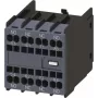 SIEMENS Hilfsschalterblock 2NO+2NC, Größe S00/S0, Schraubklemmen, 3RH2911 Serie 3RH29112GA22