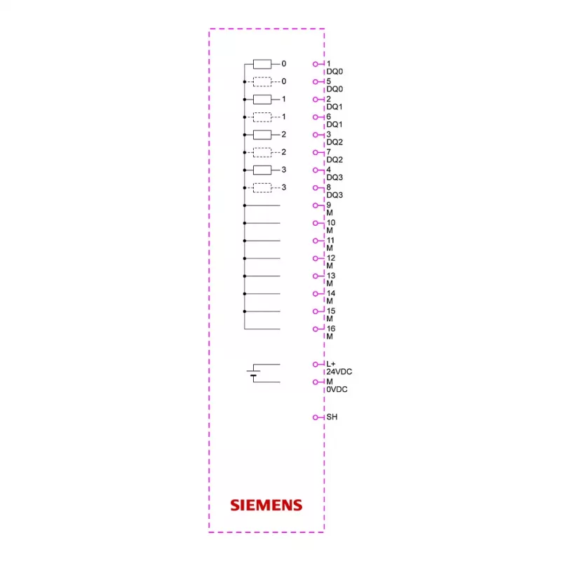 SIEMENS SIMATIC ET 200SP Digitalausgabemodul DQ 4x24VDC/2A ST (6ES7132-6BD21-0BA0)
