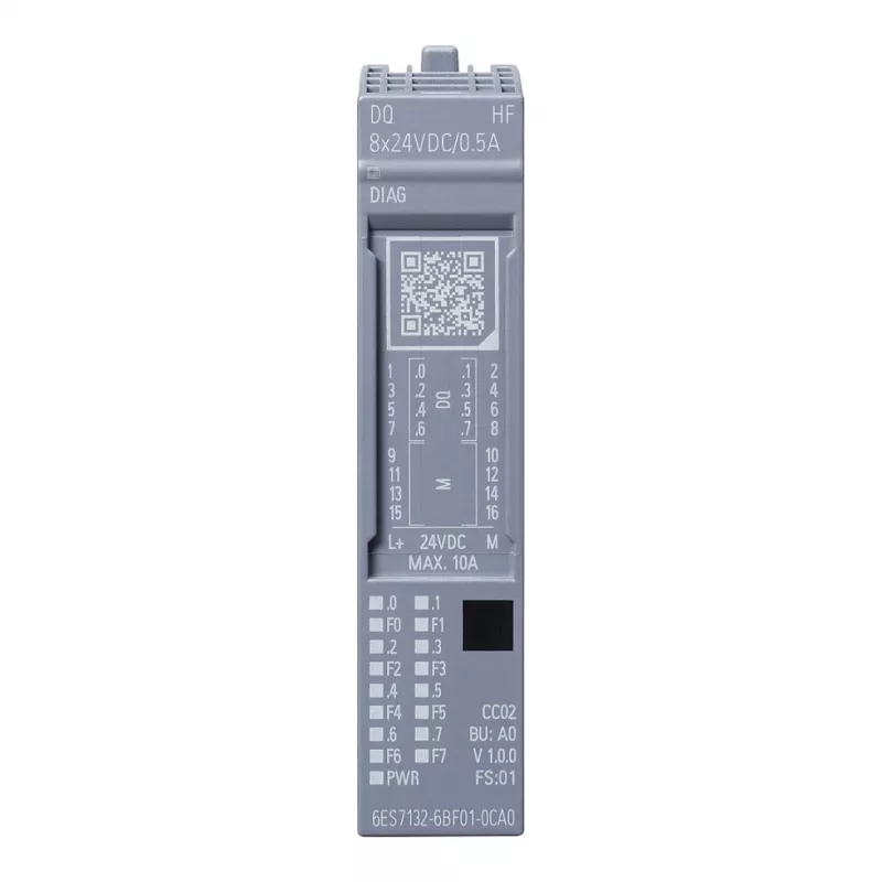 Siemens SIMATIC ET 200SP Digitalausgabemodul DQ 8x24VDC 6ES7132-6BF01-0CA0