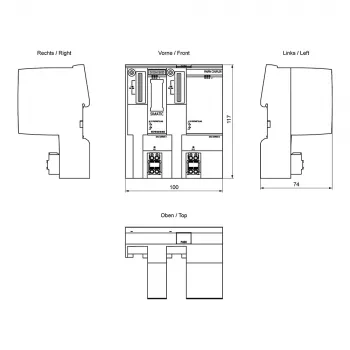 SIEMENS SIMATIC PN/PN Coupler 6ES7158-3AD10-0XA0 | PROFINET IO Koppler zur Netzwerkkopplung