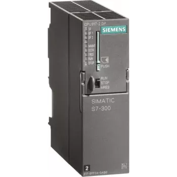 Siemens SIMATIC S7-300 CPU 317-2 DP, 1 MB Arbeitsspeicher, MPI/DP- und PROFIBUS DP-Schnittstellen, 24V DC, DIN-Schienenmontage 6ES73172AK140AB0