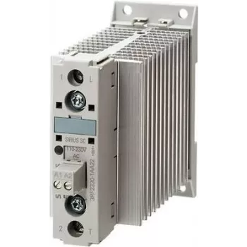 Siemens SIRIUS 3RF23 Halbleiterschütz, 1-phasig, 30 A, 48-460 V AC, 24 V DC Steuerung, Nulldurchgangsschaltung, Schraubklemmen, DIN-Schiene 3RF2330-1AA04
