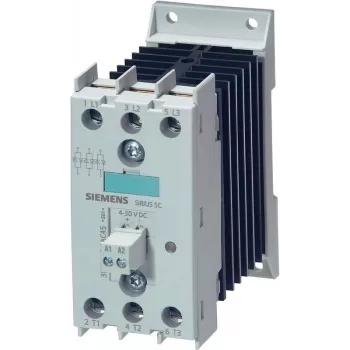 Siemens SIRIUS 3RF2420-1AC45 Halbleiterrelais, 1-phasig, 20 A, 48-600 V AC, 24 V DC Steuerung, Nulldurchgangsschaltung, Schraubklemmen