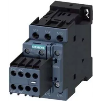 SIEMENS SIRIUS 3RT2026-1BB44 Schütz, 3-polig, 25 A, 11 kW, 24 V DC Spule, Schraubklemmen