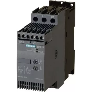 Siemens SIRIUS 3RW3028-1BB14 Sanftanlasser, 18,5 kW bei 400 V, 38 A, 200-460 V AC, 24 V AC Steuerung
