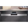 SIEMENS SN57TS00CE iQ700 vollintegrierter Geschirrspüler (Edelstahl gebürstet/schwarz, 60 cm, Home Connect)