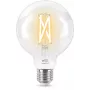 Signify WiZ Filament 60W E27 Globeform G95 Clear Smart LED Lampe Einzelpackung