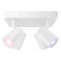 SIGNIFY WiZ IMAGEO 4-Spot Deckenstrahler Quadratisch Tunable White & Color Weiß