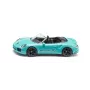 SIKU Porsche 911 Turbo S Cabriolet Türkis/Schwarz Die-Cast Modellauto 1:55