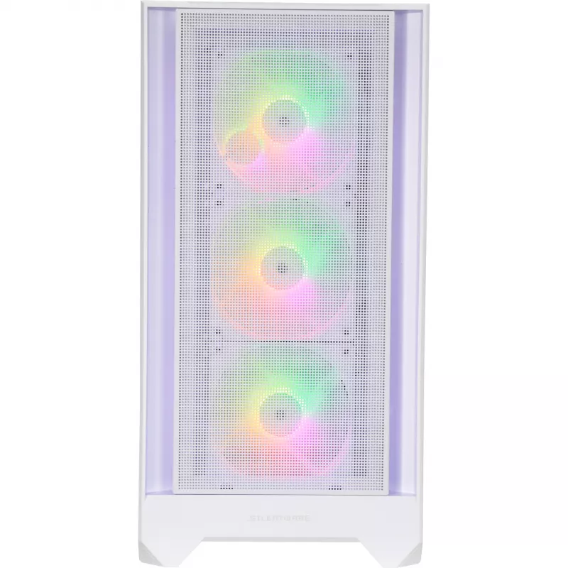 SILENTWARE Flow 110 ARGB White Tempered Glass Mid-Tower Gehäuse