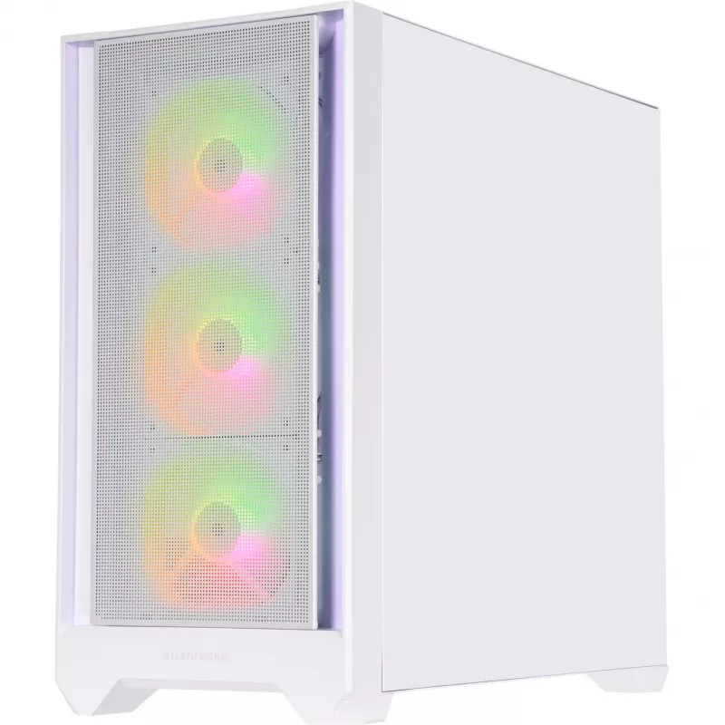 SILENTWARE Flow 110 ARGB White Tempered Glass Mid-Tower Gehäuse