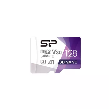 Silicon Power 128GB Superior Pro microSDXC UHS-I U3 V30 A1 Speicherkarte mit SD-Adapter