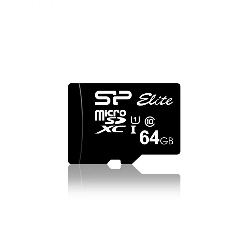 Silicon Power 64GB microSDXC UHS-I Class 10 U1 V10 Speicherkarte