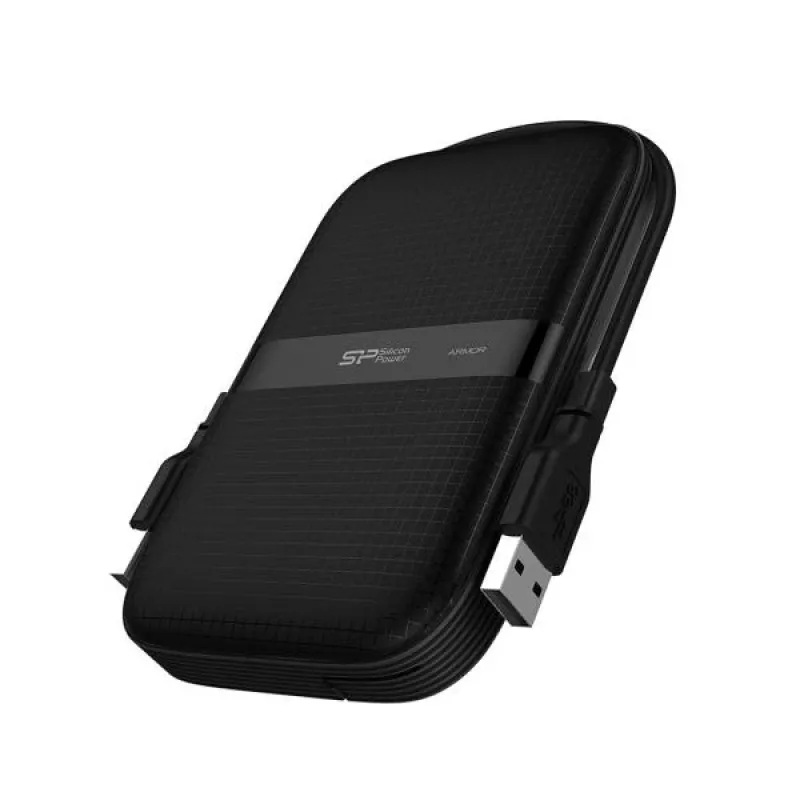 Silicon Power Armor A60 4TB tragbare externe Festplatte Schwarz (USB 3.2 Gen 1)