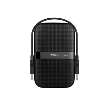 Silicon Power Armor A60 4TB tragbare externe Festplatte Schwarz (USB 3.2 Gen 1)