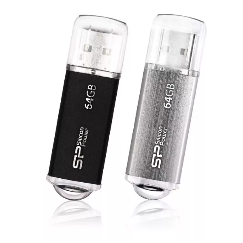 Silicon Power Blaze B02 64GB USB 2.0 Flash-Laufwerk - Schwarz