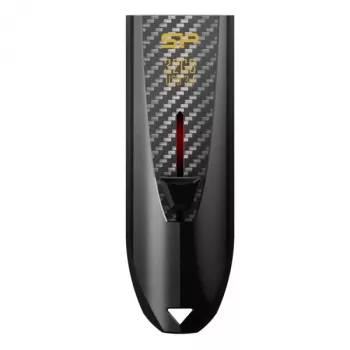 Silicon Power Blaze B25 32GB USB 3.2 Gen 1 Flash-Laufwerk, einziehbarer Anschluss, Schwarz