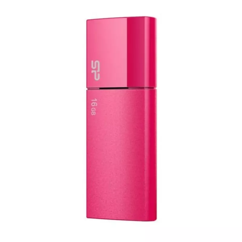 Silicon Power SP016GBUF2U05V1H 16GB USB 2.0 Flash-Laufwerk, einziehbarer USB-A, Marineblau