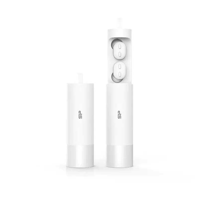 Silicon Power SP5MWASYBP81BT0W 10000mAh Powerbank mit integriertem USB-C-Kabel - Weiß