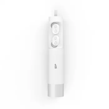Silicon Power SP5MWASYBP81BT0W 10000mAh Powerbank mit integriertem USB-C-Kabel - Weiß