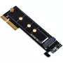 SilverStone ECM25-V2 M.2 NVMe SSD auf PCIe Gen3 x4 Adapterkarte mit Full-Height- und Low-Profile-Brackets