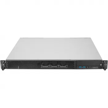 SilverStone RM100 1U Rackmount Gehäuse - Mini-ITX, Stahl, Schwarz