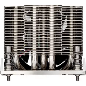 SilverStone SST-XE02-TR5B Low Profile CPU-Kühler, 60mm Lüfter, schwarzes Aluminium, Kupferboden, Intel LGA1150/1151/1155/1156, PWM, 65W TDP