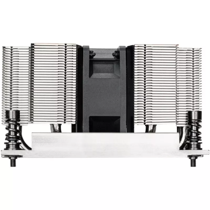 SilverStone SST-XE02-TR5B Low Profile CPU-Kühler, 60mm Lüfter, schwarzes Aluminium, Kupferboden, Intel LGA1150/1151/1155/1156, PWM, 65W TDP