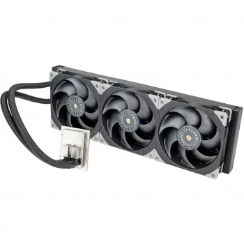 SILVERSTONE TECHNOLOGY SST-XE420 Low Profile CPU-Kühler, Schwarz/Silber