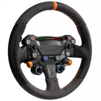 Simagic Zeus Sport Lenkrad - 300mm Wildleder-Lenkradkranz, CNC-Aluminium, RGB-Tasten, Dual Carbonfaser-Magnetschaltwippen, kabellos, 50mm QR