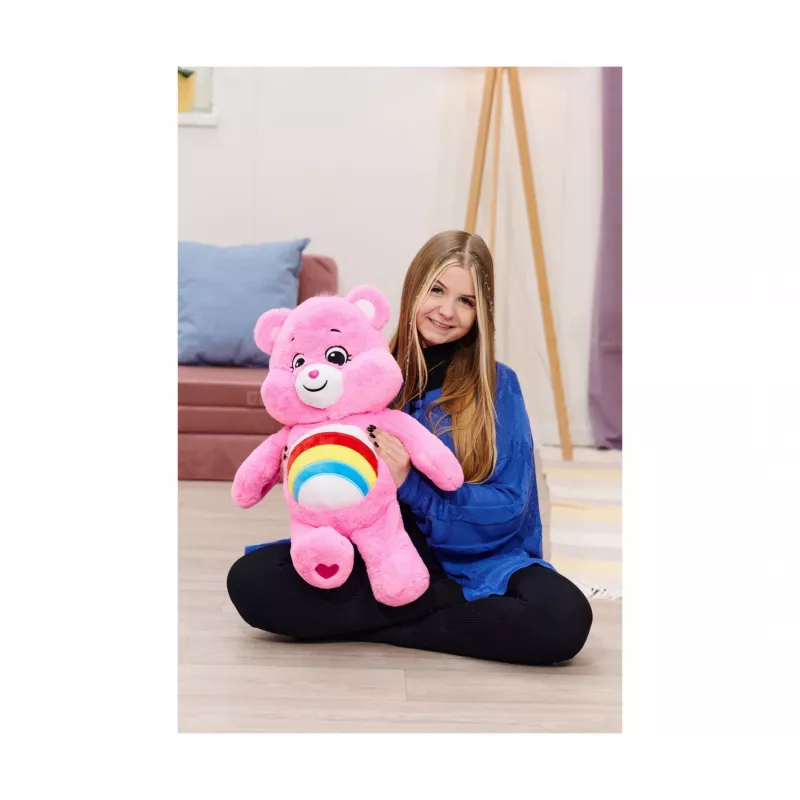 SIMBA-DICKIE Care Bears Cheer Bear Plüsch 60 cm Pink Regenbogen