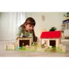 SIMBA-DICKIE Bauernhof mit Zubehör – Großer Bauernhof-Spielplatz mit Scheune, Stall, Bauer, Tieren und Fütterungswerkzeugen für Kinder von 3-8 Jahren